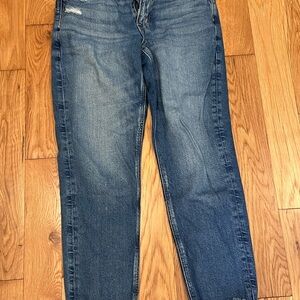 American Eagle Outfitters Dark Blue Mom Jeans